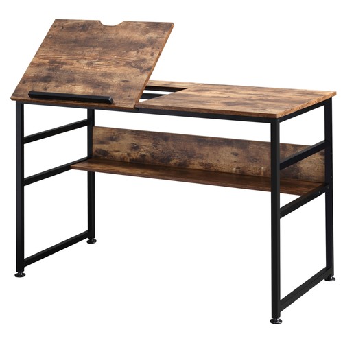 Homcom tiltable drafting table - homcom,
