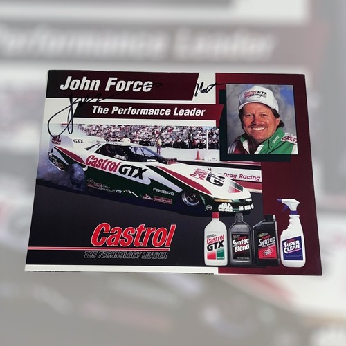 John force signed - force, hero