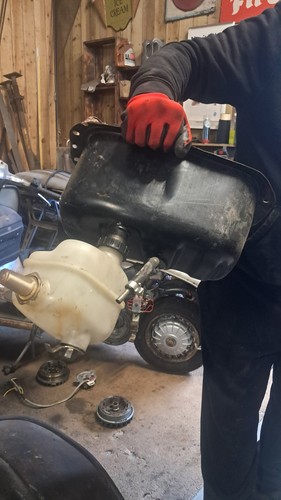 Vespa autolube petrol tank - vespa,