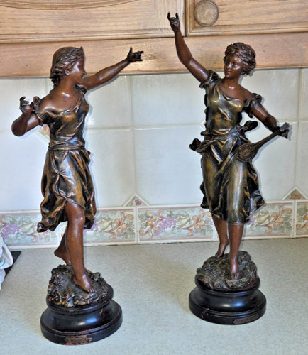 French pair bronze - pair,
