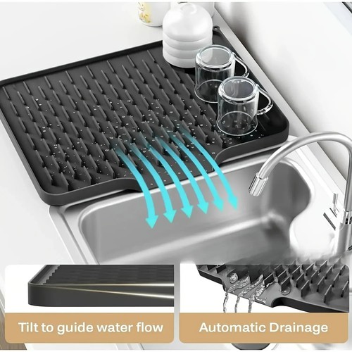 Silicone drying mat sink - drying,
