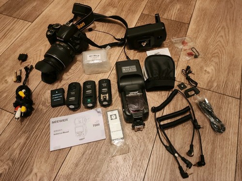 Nikon d3100 camera with lens - nikon,