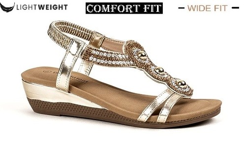 Ladies comfort sandals cushion - sandals,
