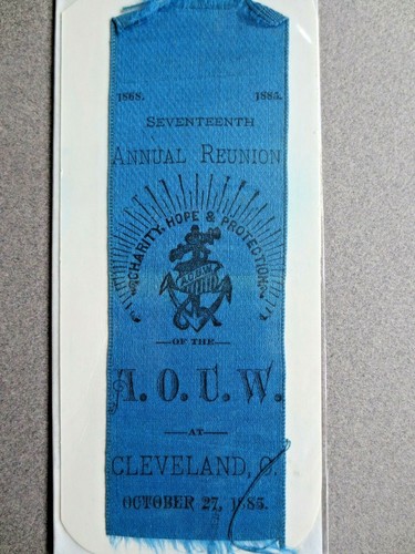 Antique silk bookmark - antique,