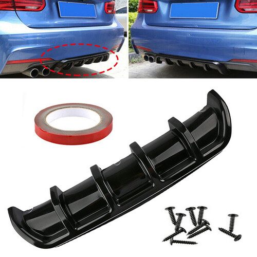 Rear bumper spoiler - rear, body