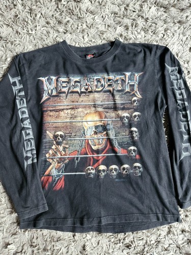 Vintage megadeth long sleeve - megadeth,