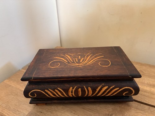 Wooden music box with storage - wooden,