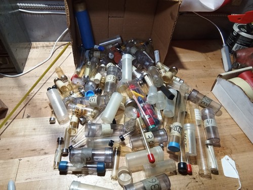 Empty plastic containers - empty,