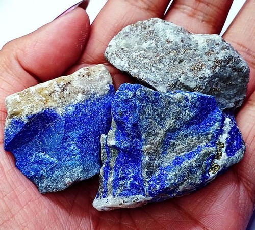 100 natural lapis - lapis, lazuli