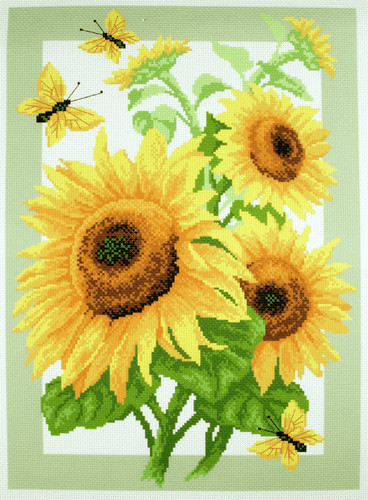 Printed aida fabric - printed,