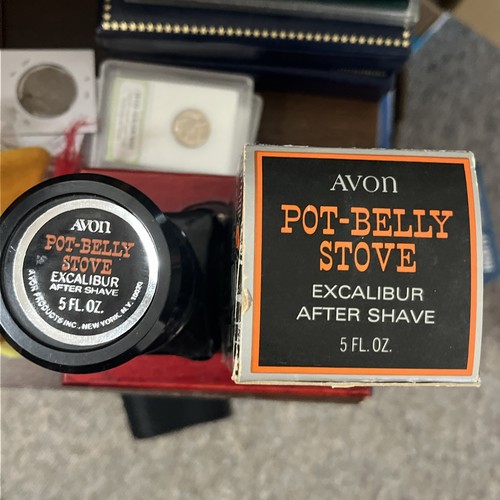 Vintage avon pot belly stove - vintage,