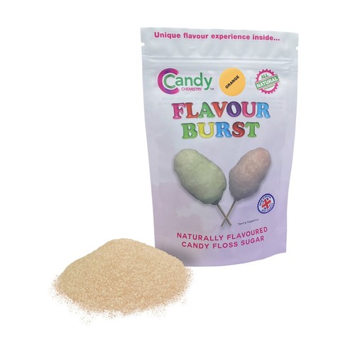 Candy floss sugar orange - ,
