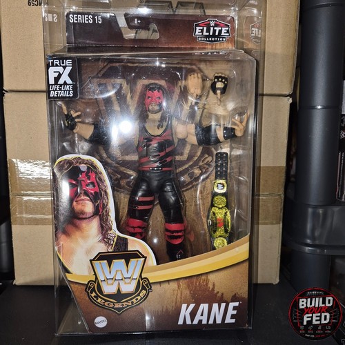 Kane wwe mattel elite legends - mattel,
