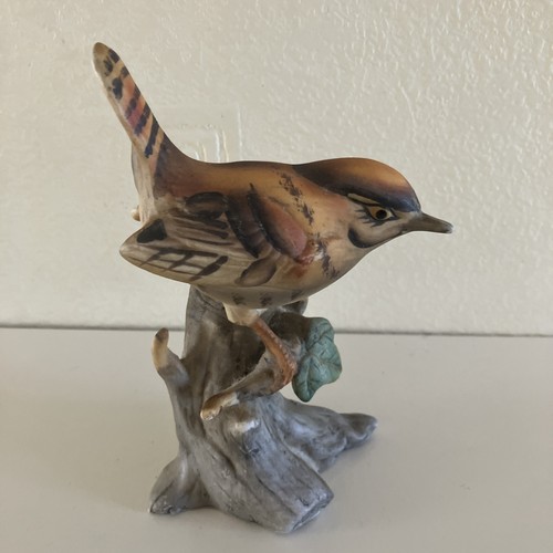 Vintage porcelain wren - vintage, 'wren'