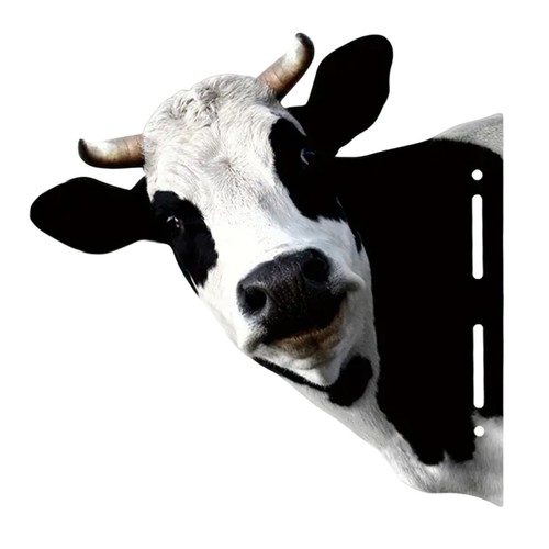 Farmhouse animal cow metal art - animal,