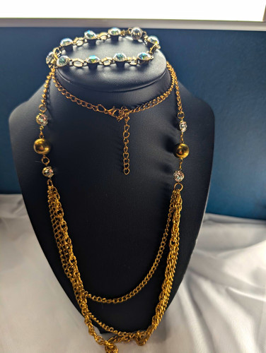 Antique gold tone - antique, layered