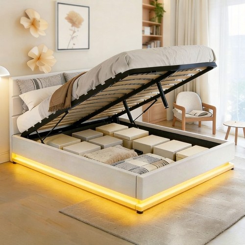 Modern ottoman storage bed - ottoman,