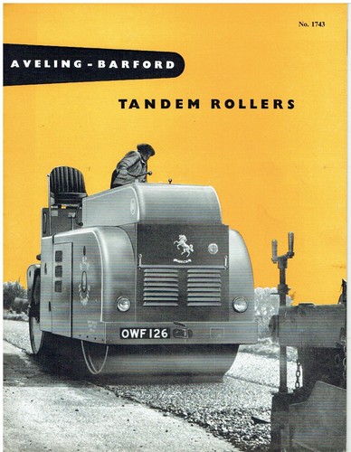 Aveling barford series - barford,