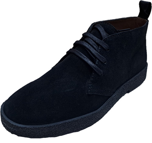 Roamers mens real suede black - mens,