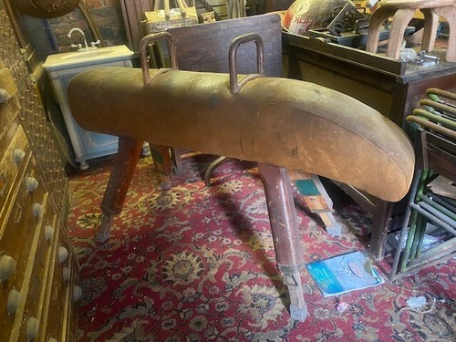 Vintage pommel horse - ,