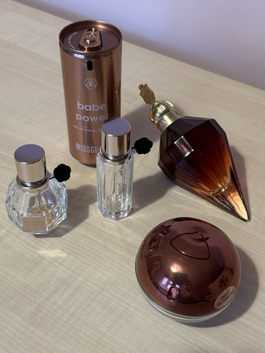 Five empty perfume - empty,