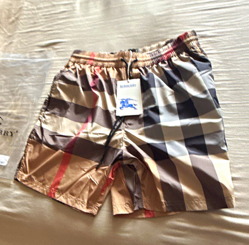 Burberry men check swim - burberry,