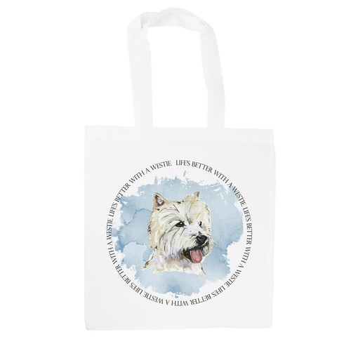 Westie tote bag life - westie,