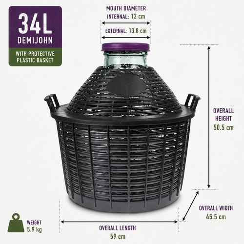 25l 34l wide neck - neck, glass