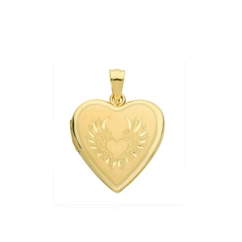 Angel wings heart - wings, locket
