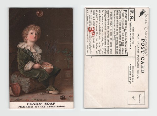Postcard pears soap bubbles - postcard,