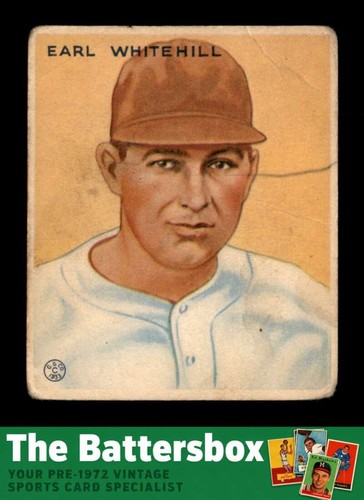 1933 goudey 124 earl - #124,