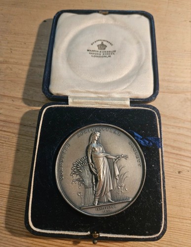 Vintage solid silver award - vintage,