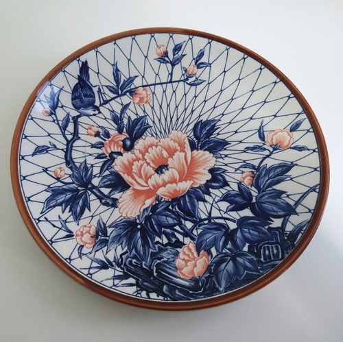 Japanese imari style plate - japanese,