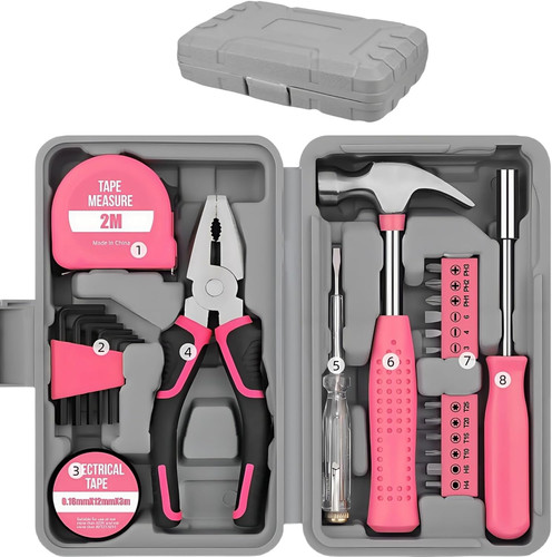 24pc pink home - pink,