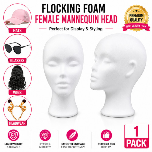 Polystyrene foam head - foam,