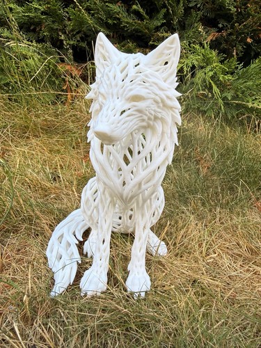 Large decorative wolf - large,