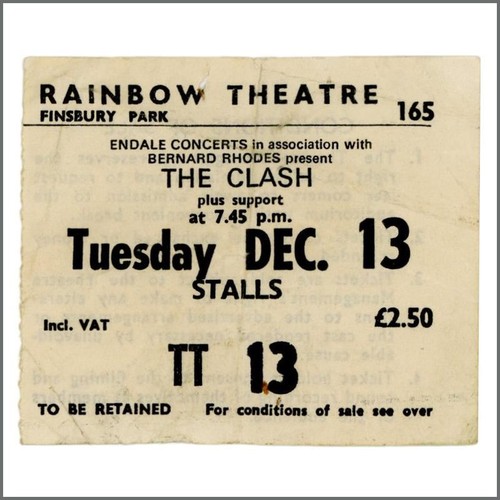 The clash 1977 - clash, theatre