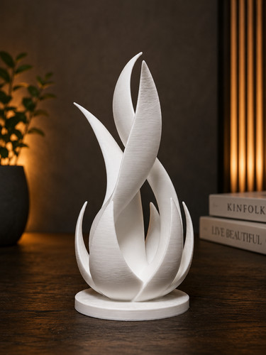 Flame wis sculpture modern - flame,