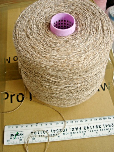 Linen cotton slub yarn - linen/cotton, by