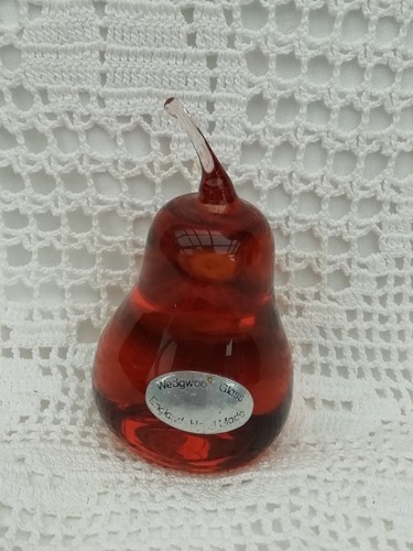 Vintage amber wedgewood glass - vintage,