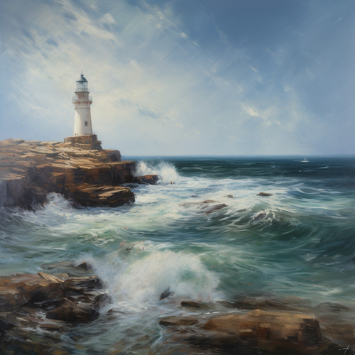 Lighthouse sea ocean - sea, oil