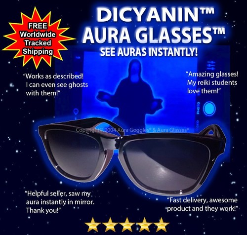 Official dicyanin aura glasses - official,