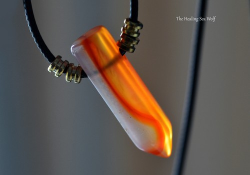 Energising carnelian necklace - energising,