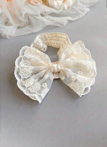 Baby lace elastic headband - baby,