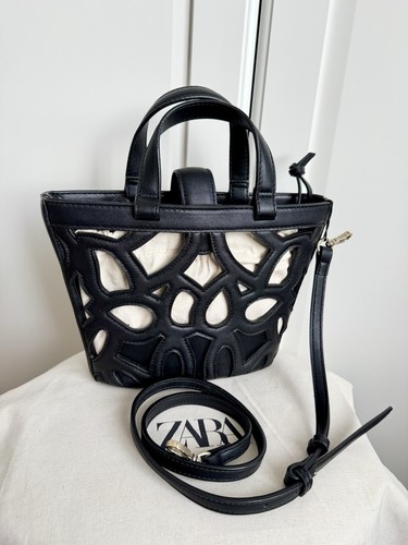 Zara women black laser - zara,