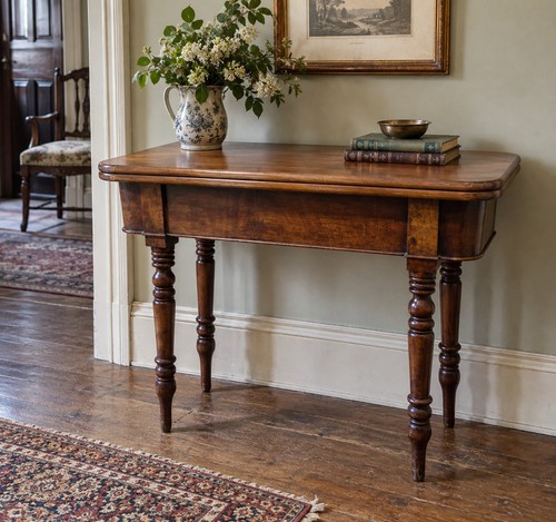 Victorian mahogany turnover - mahogany,