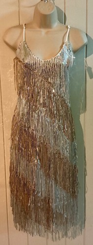 New sequin flapper dress - , size