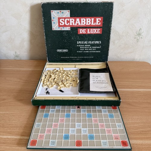 Vintage scrabble deluxe - vintage,