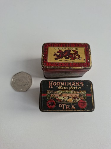 Horniman boudoir tea tins - boudoir,