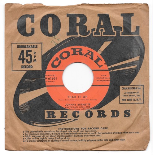 Johnny burnette trio tear - trio,